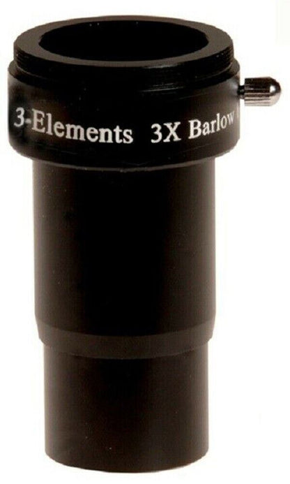 Skywatcher 1.25" 3x Barlow lens 3 Element + Camera T-adapter  #20286  (UK Stock)