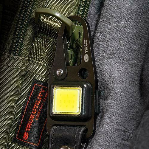 True Utility Cliplite Rechargeable Light with Keyring Clip #TU918 (UK Stock) NEW