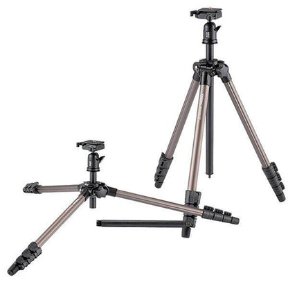 Velbon Sherpa 50 Aluminum Tripod + QHD-33M Ball & Socket Head with Case (UK) NEW