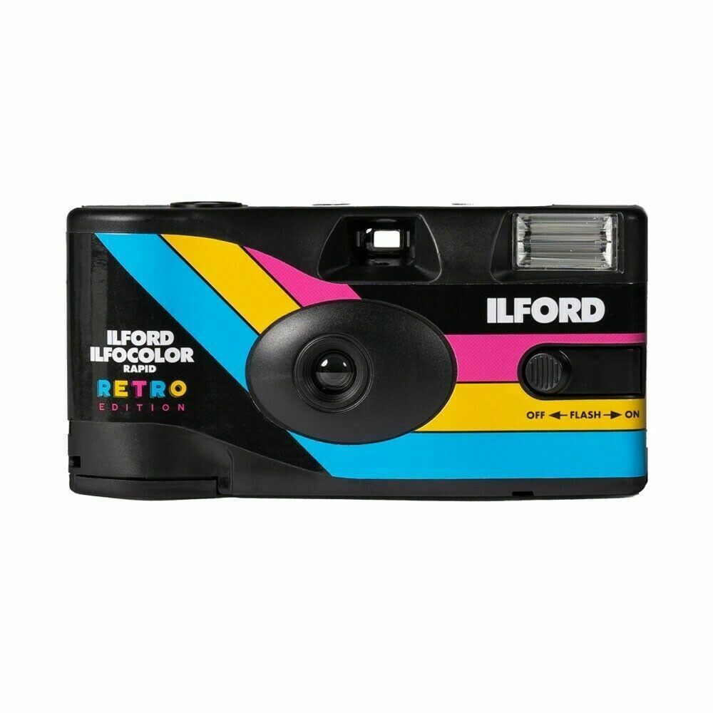 Ilford Rapid Retro Flash Disposable SUC Camera 27exp. (27 Exposures)  BNIP -  UK