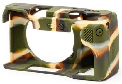 EasyCover Silicone Skin Soft Case Cover for Sony A6600 Camouflage CAMO (UK) BNIB