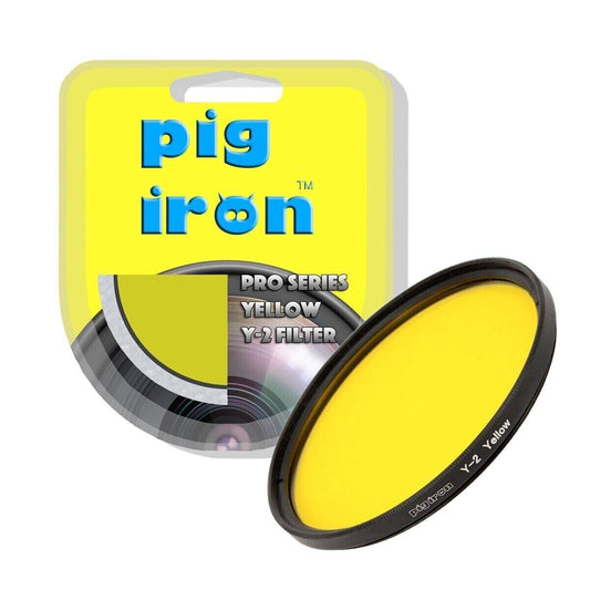 Pig Iron 77mm Yellow Y-2 Pro Filter Contrast Booster Camera Lens Circular BW(UK)