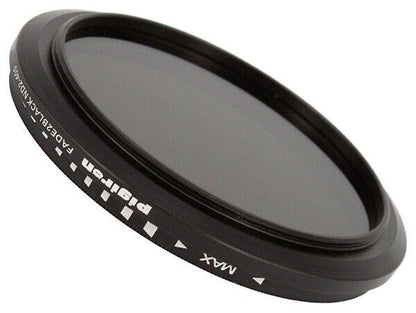 Variable Neutral Density Filter by Pig Iron 37mm FADE2BLACK = ND2-ND400 (UK) NEW