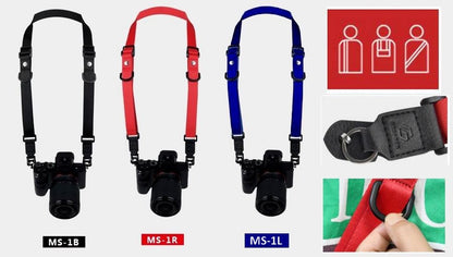 Camera Strap with Quick adjust buckle RED  - GGS FOTO Mirrorless ILCE Cameras UK