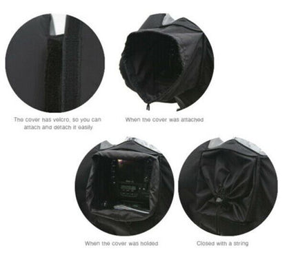 Matin DSLR ILCE Deluxe Camera Protective v2.0 Rain Cover Black Raincape  #M-7100