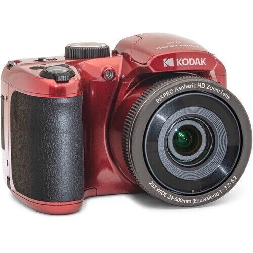 Kodak PIXPRO AZ255 Digital Camera Dark Red 16MP 25x Wide Zoom HD1080P (UK)  BNIB