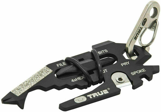 True Utility FishFace 18-in-1 Pocket Multi-Tool Key Ring & Carabiner #TU206K  UK