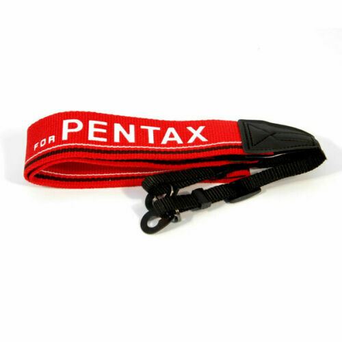 KOOD Vintage Style DSLR Camera Web strap for Pentax in red (UK Stock) NEW Pentax