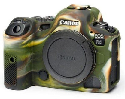 easyCover Silicone Skin Case Cover Canon EOS R5/R6 in CAMO Camouflage (UK)  BNIP