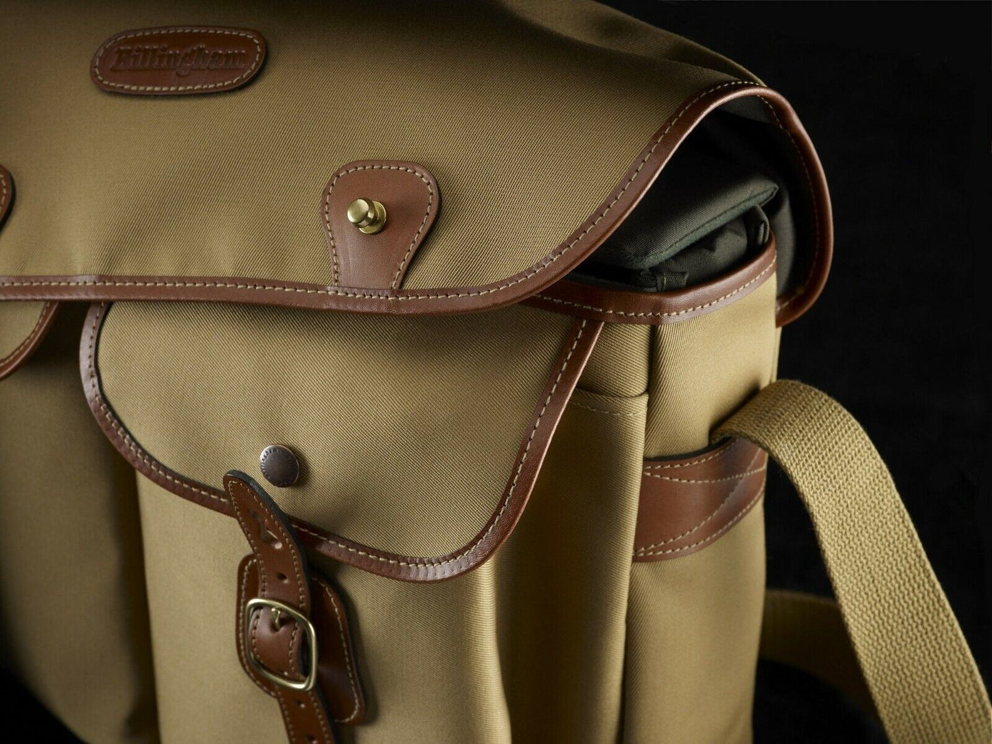 Billingham Hadley LARGE Camera / DSLR Messenger Bag Khaki / Tan (UK Stock)  BNIP