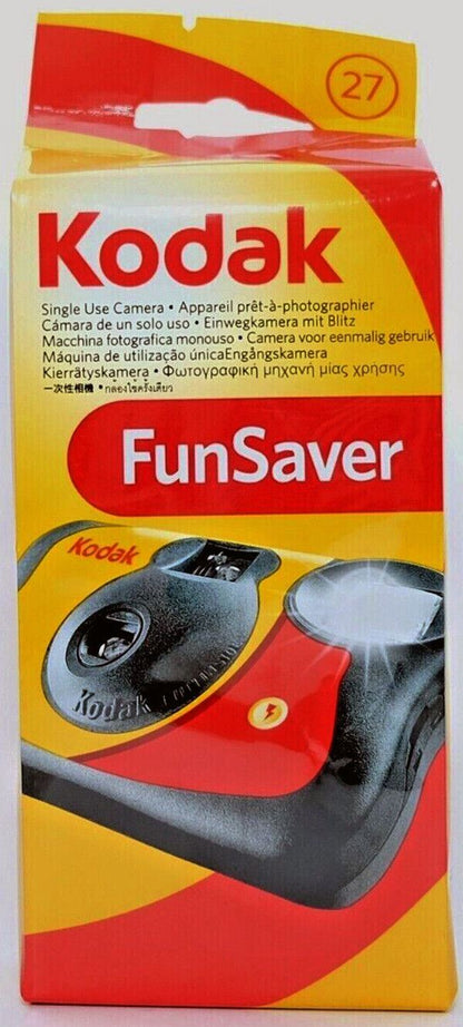 Kodak Fun Flash Disposable SUC Camera 27exposure FRESH IN STOCK  (UK Stock) BNIP