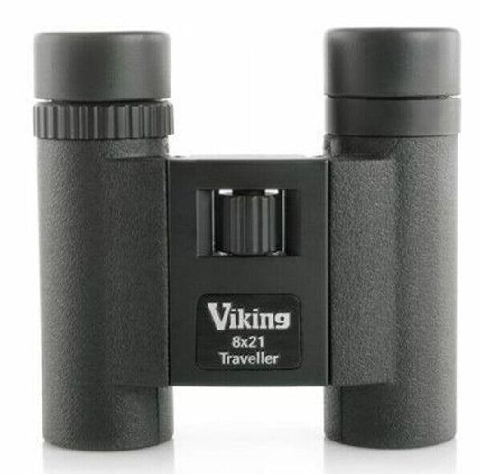 Viking Traveller 8 x 21 Compact Roof Prism Binocular Black (UK Stock) BNIB #7461