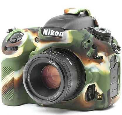 EasyCover Silicone Skin Soft Case Cover in Camouflage Nikon D750 (UK Stock) BNIB