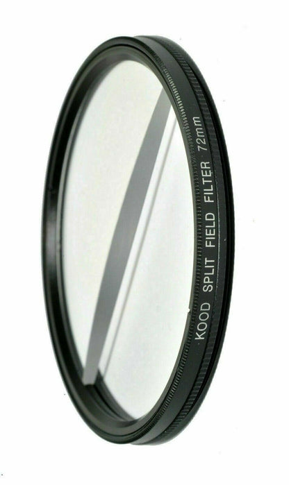 Kood High Quality 72mm Split Field +2 Dioptre Slim Optical Glass Filter (UK) NEW