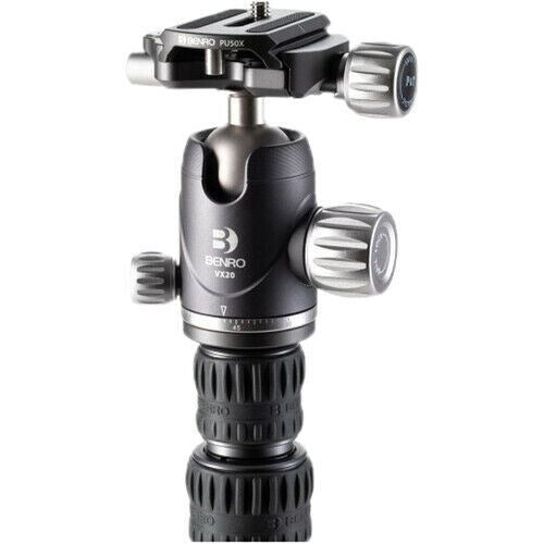 Carbon Fibre Travel Tripod Benro Rhino 05C + VX20 Ball & Socket Head FRHN05CVX20