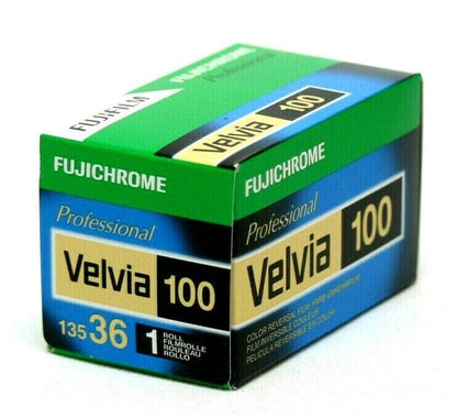 Fuji Velvia 100 asa 35mm Colour Slide reversal Film 36 exposures (UK Stock) BNIB