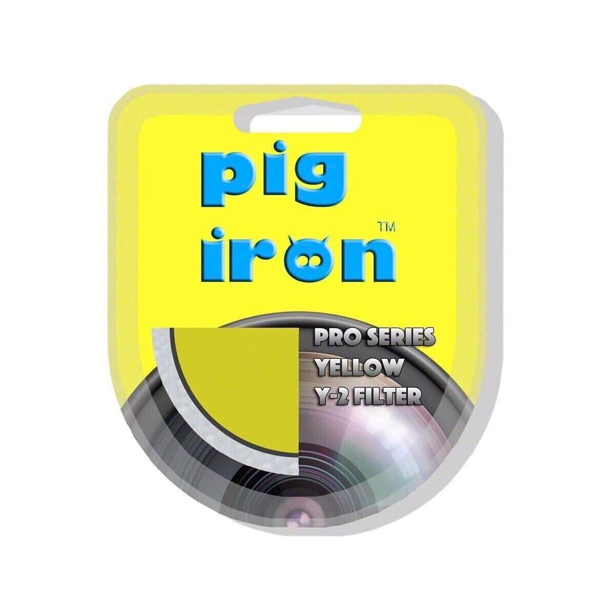 Pig Iron 46mm Yellow Y-2 Pro Filter Contrast Booster Camera Lens Circular BW(UK)