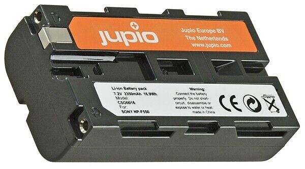 NP-F550 Lithium-Ion Battery Pack for Sony by JUPIO  (7.2V, 2350mAh)   (UK Stock)