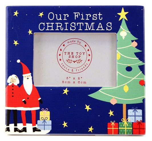 Christmas Photo Frame 'Our First Christmas' for 3" x 2" Instax  Mini  (UK Stock)