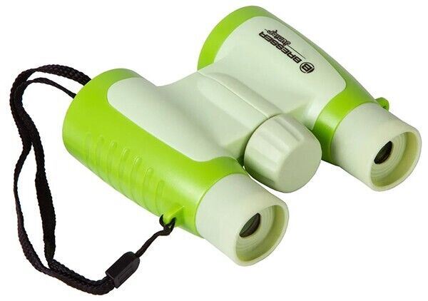 Bresser Junior 3 x 30 Childrens Binoculars Green/ Light Green #8880330 (UK) BNIB