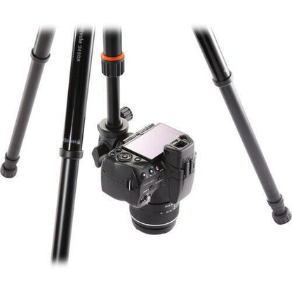 Tripod with Reversing Column  Vanguard Nivelo 245BK Black (UK Stock) BNIB + Case