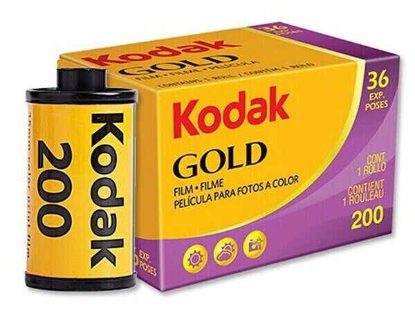 2 x Kodak Gold 200 iso Colour Print Film 135 35mm 36exp  (UK) 36 exposures  BNIB