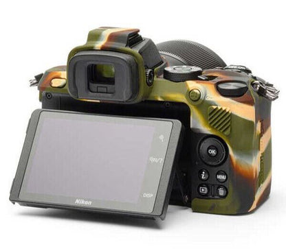 EasyCover Silicone Skin Soft Case Cover Protector Nikon Z50 - CAMO Camouflage UK