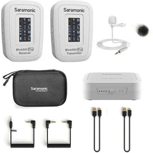 Saramonic Blink 500 PRO B1 W Wireless System Tx + Rx Dual Channel Microphone Kit