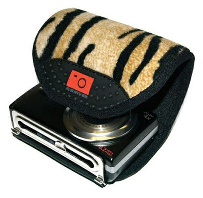 Compact Camera Wrap up Case by Always on in Tiger Fur design (UK Stock)  New Old