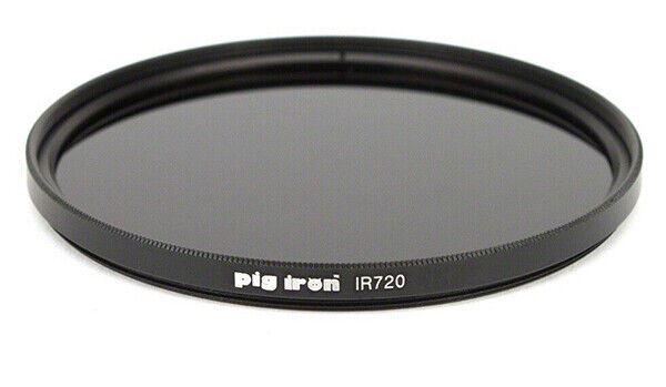 Pig Iron 58mm IR Infrared R-72 Filter Premium Schott Glass 720nm Optical Element