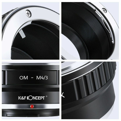 K&F Mount Converter Olympus OM Lens to Micro 4/3 Mount Cameras #06.145 (UK) BNIB