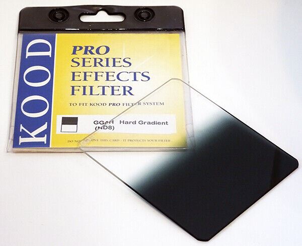 Kood "P" Size Dark Grey Gradient Hard Cut Filter ND8 Cokin P series  #GG4H  (UK)