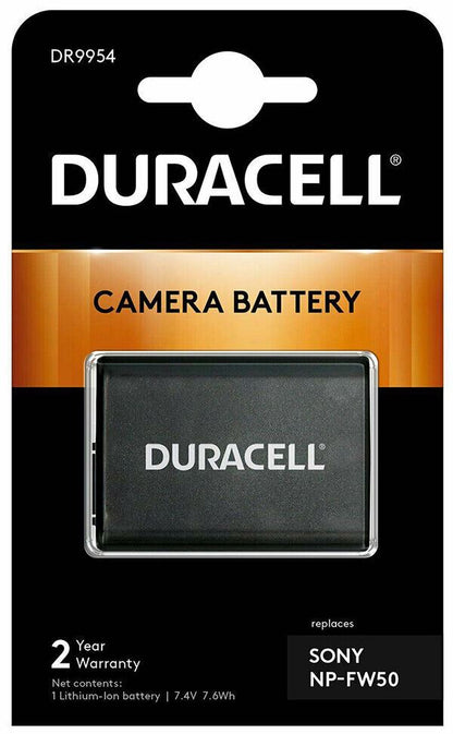 NP-FW50 Li-ion Battery for Sony Digital Camera by DURACELL  #DR9954   (UK Stock)