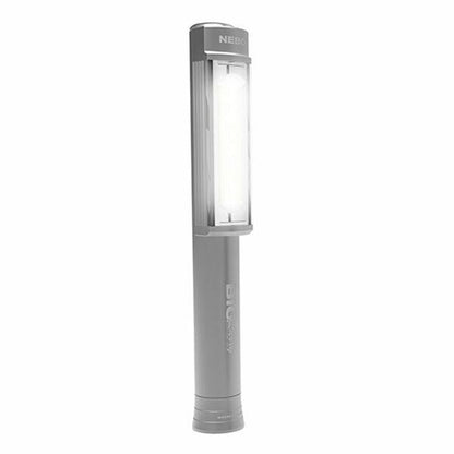 Nebo Big Larry 400 Lumen LED Torch + Work light in Silver COB FL-1 LED (UK) BNIB