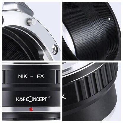 K&F Concept Mount Converter for Nikon - F to Fuji X Mount Camera   #06.101  (UK)