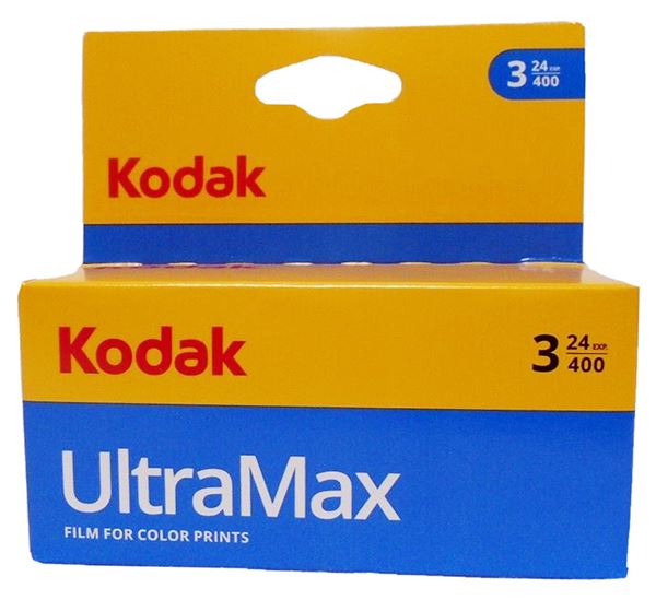 Kodak UltraMax 400 Film 135mm 35mm (24 Exp.) Triple Pack - 3 Pack (UK Stock) NEW