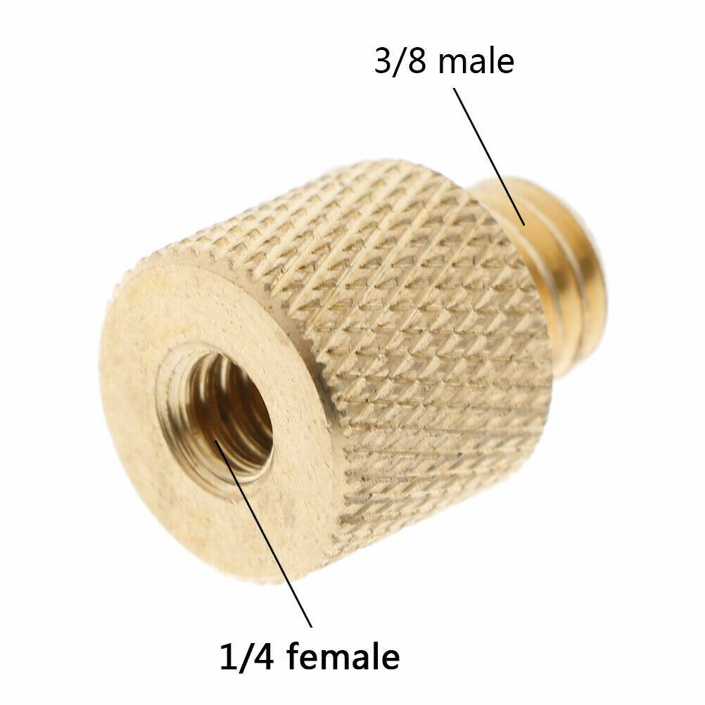 KOOD 1/4" Female to 3/8" Male Conversion Tripod Head Thread Adapter Screw (UK)