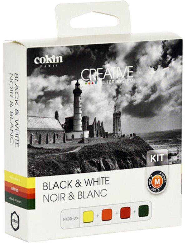 Cokin H400-03 P Series Filter Kit - Black and White 4 x Filters (UK Stock) BNIB