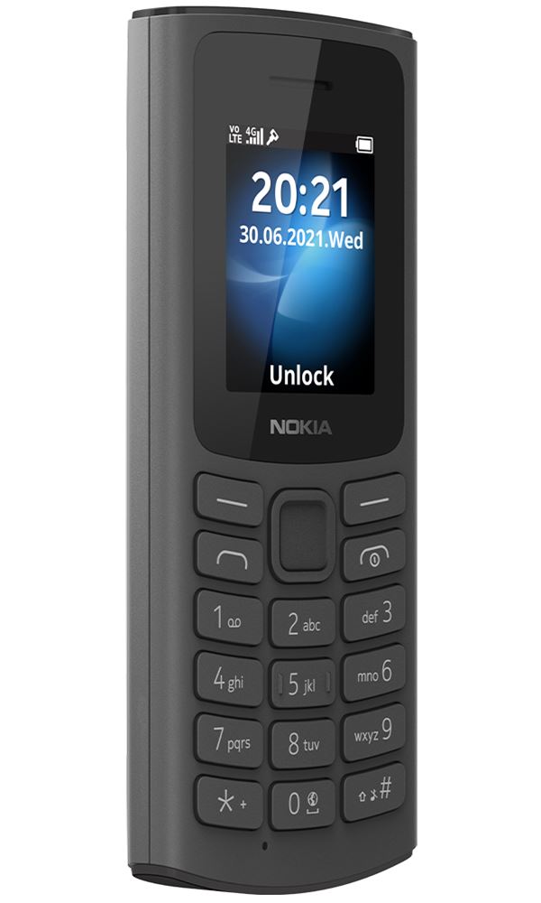 Genuine Nokia 105 in Black = Locked to Vodafone Network + �10 Credit  (UK Stock)