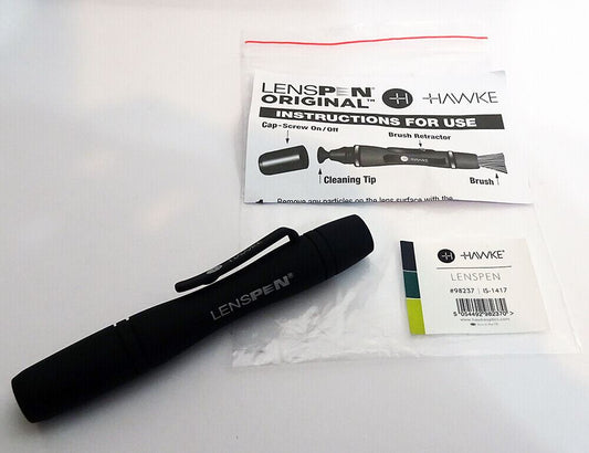 Hawke edition original Lens pen in Black Lens Cleaner Pen #98237 (UK Stock) BNIP