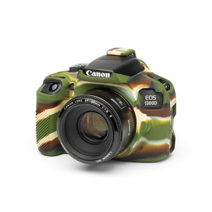 EasyCover Silicone Skin Soft Case in Camouflage Canon EOS 1300D 2000D 4000D - UK