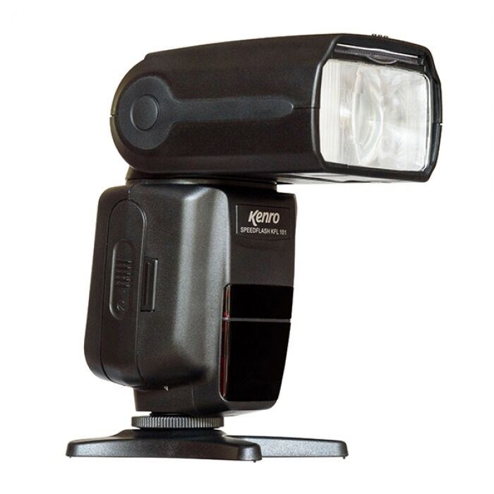 Kenro Standard Speedflash Flashgun for Canon & Nikon in Black KFL101 (UK Stock)