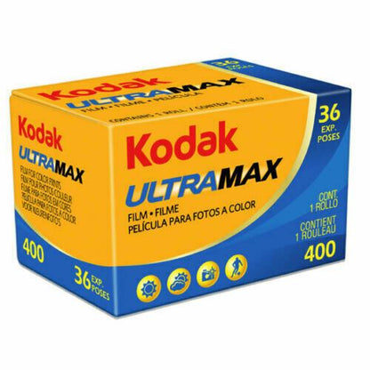 Kodak UltraMax 400 Film 135 35mm Colour Film 36 Exp. (UK Stock) BNIB 36 exposure