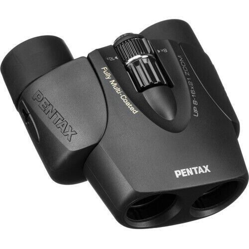 Ricoh Pentax UP 8-16 x 21 Compact Zoom Binoculars in Black (UK Stock) BNIB