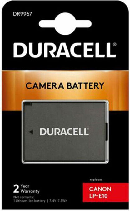 LP-E10 Li-ion Battery for Canon Digital Camera by DURACELL  #DR9967   (UK Stock)