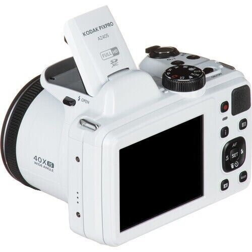 KODAK PIXPRO AZ405 DIGITAL 20MP 40x Zoom BRIDGE CAMERA in White (UK Stock)  BNIB