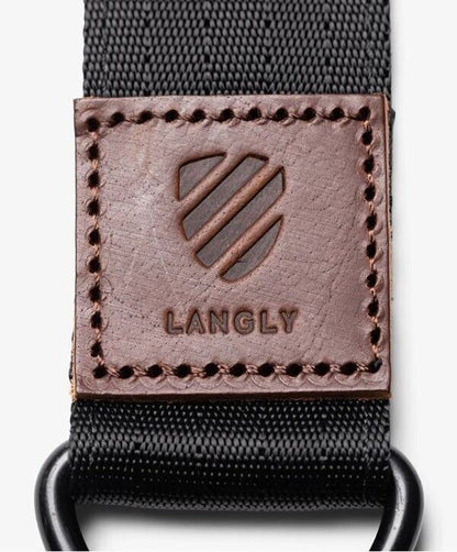 Langly Paracord +Webbing Camera Strap in Mercury Orange mix & Black LANSSMERCURY