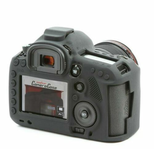 EasyCover Silicone Skin Canon EOS 5D Mark 3 III 5DS 5DS R Black, BNIP, UK stock