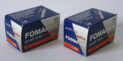 2 x Fomapan Creative 200 iso 135mm Black & White Negative Film 135 36exp. (UK)