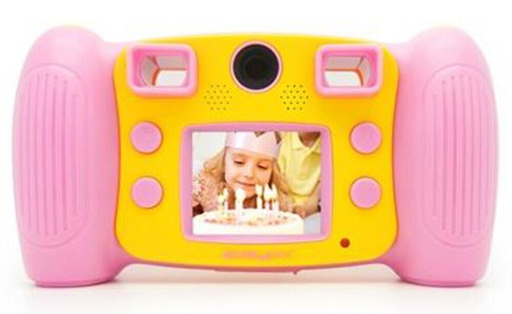 Kids Digital Childs Camera in Pink for Children Easyhold LCD - Kiddypix (UK) NEW